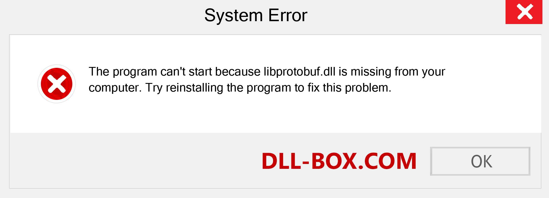  libprotobuf.dll file is missing?. Download for Windows 7, 8, 10 - Fix  libprotobuf dll Missing Error on Windows, photos, images