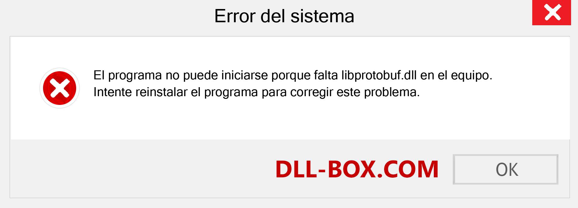 ¿Falta el archivo libprotobuf.dll ?. Descargar para Windows 7, 8, 10 - Corregir libprotobuf dll Missing Error en Windows, fotos, imágenes